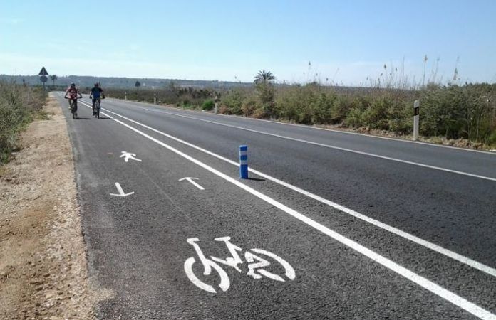 carril bici carretera