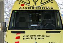 Les motos estan implicades en el 30% dels accidents greus a Lleida accident