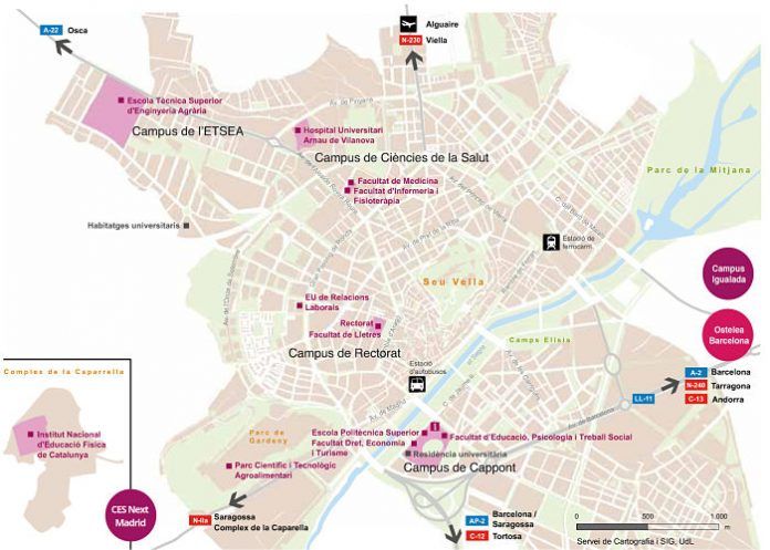 campus mapa UdL