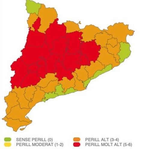mapa mapa Catalunya