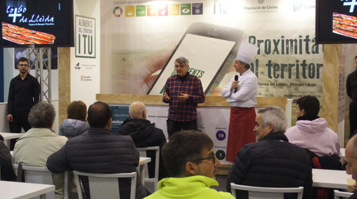 Espai Aliments del territori amb Gust de Lleida, a la Fira de Sant Josep