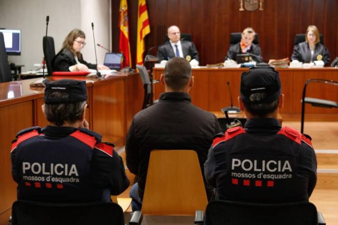 L'acusat durant el judici a l'Audiència de Lleida.