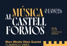 FLAMENCO VIBES’ de Marc Miralta al concert de música al castell de Balaguer