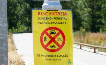 Municipis de l’Alt Urgell endureixen l’accés a riberes i gorgs davant l’onada de calor i el risc d’incendi