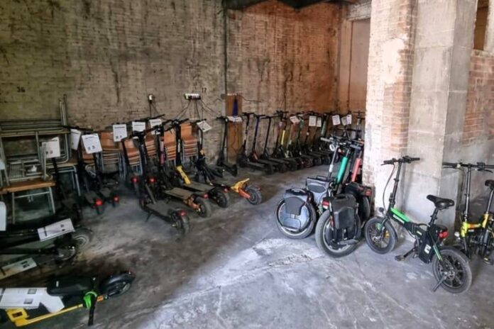 Patinets elèctrics requisats per la Policia Local de Mollerussa