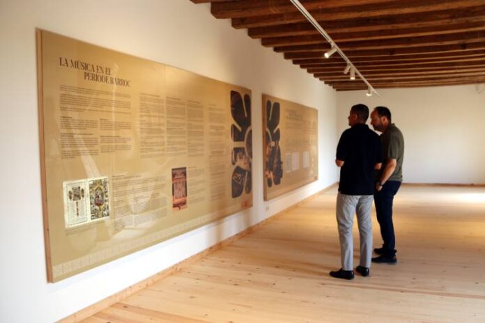 Una de les sales museïtzades de la Casa Gran del Miracle