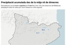 Les tempestes deixen més de 50 litres entre el Baix Berguedà i el sud del Ripollès