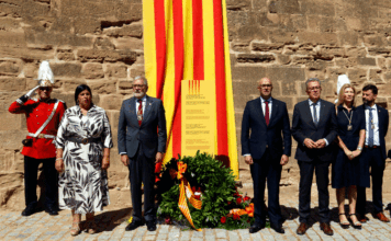 L’acte institucional de la Diada a Lleida reivindica la democràcia i la convivència davant l’auge de l’extrema dreta