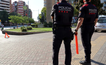 Cinc ferits en una baralla multitudinària a la plaça dels Pagesos de Lleida