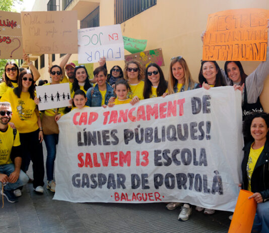 Educació planteja recuperar cinc grups d’I3 a les escoles públiques de Balaguer per al curs que ve