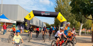 Balaguer celebra la 36a Festa de la Bicicleta amb la participació de més de 100 persones